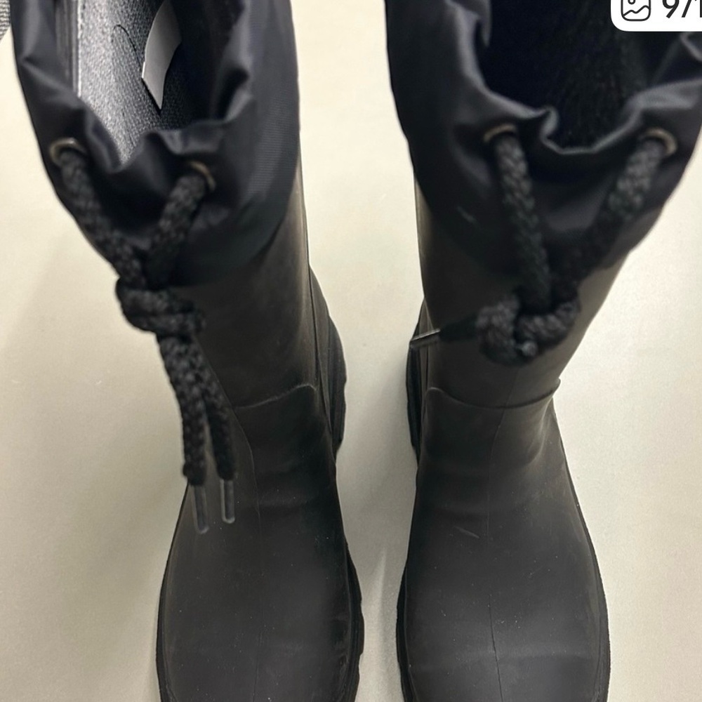 Kamik Men’s Black Insulated IceBreaker Winter Snow Boots.  Size 6 - Picture 8 of 12